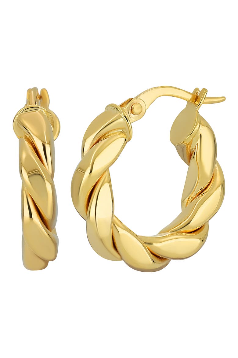 Katharine 14K Gold Hoop Earrings (Nordstrom Exclusive), Main, color, 14K YELLOW GOLD