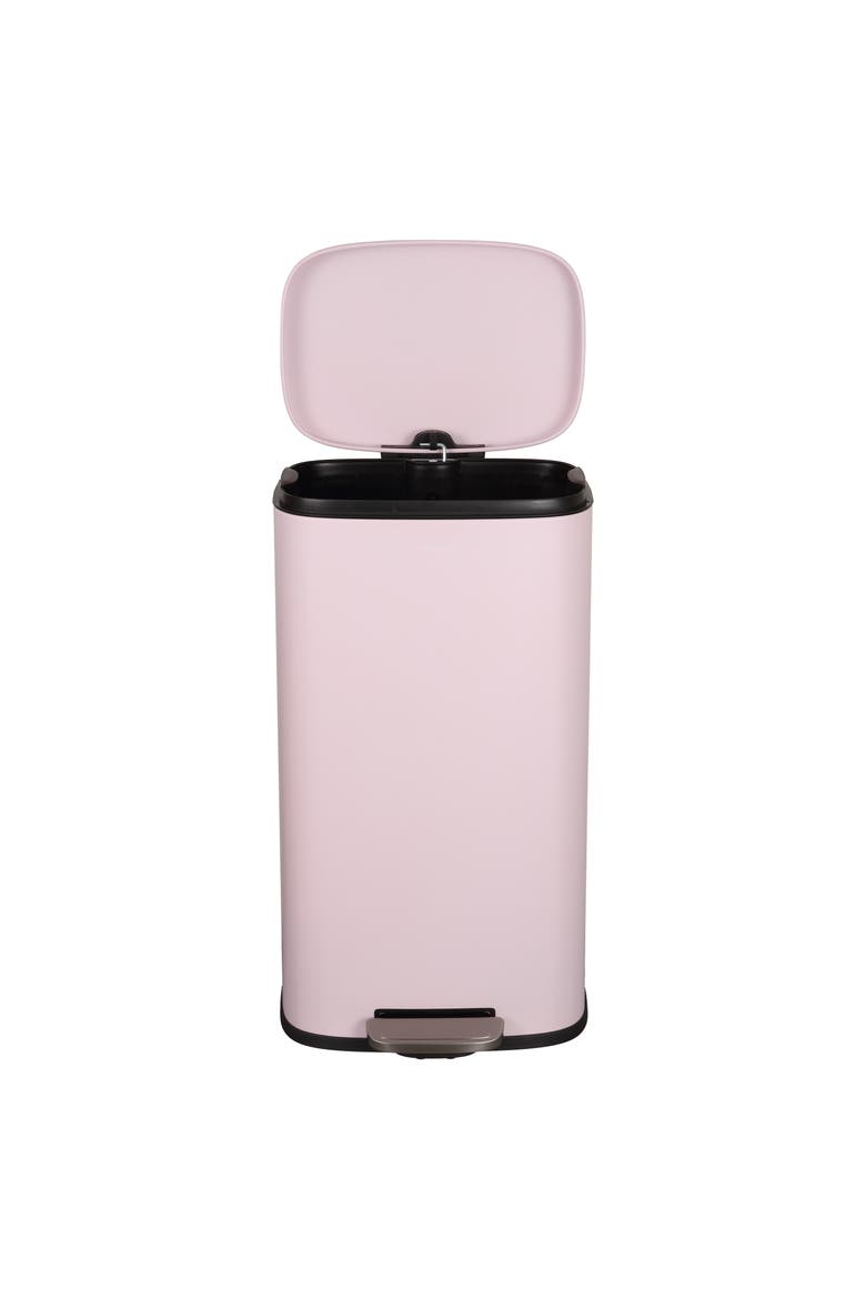 Curtis Step Pedal Trash Can, Alternate, color, Blush Pink