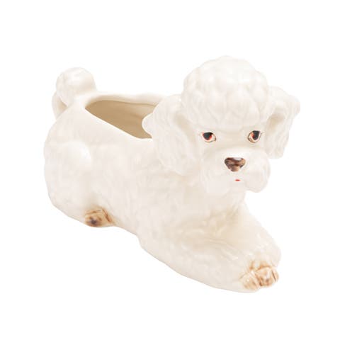 Vintage Reproduction Poodle Planter