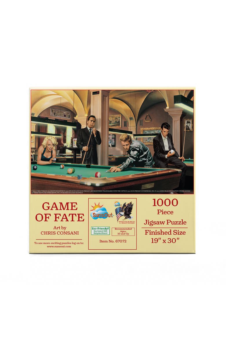 Sunsout Game of Fate 1000 piece Jigsaw Puzzle for Adults, Alternate, color, Multicolor