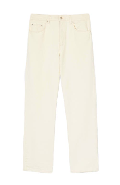 Sandro Regular Fit Jean In Ecru In Ivory.