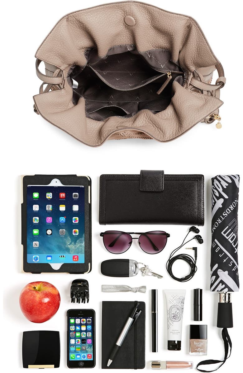 Vince Camuto 'Nella' Leather Hobo Bag, Alternate, color,