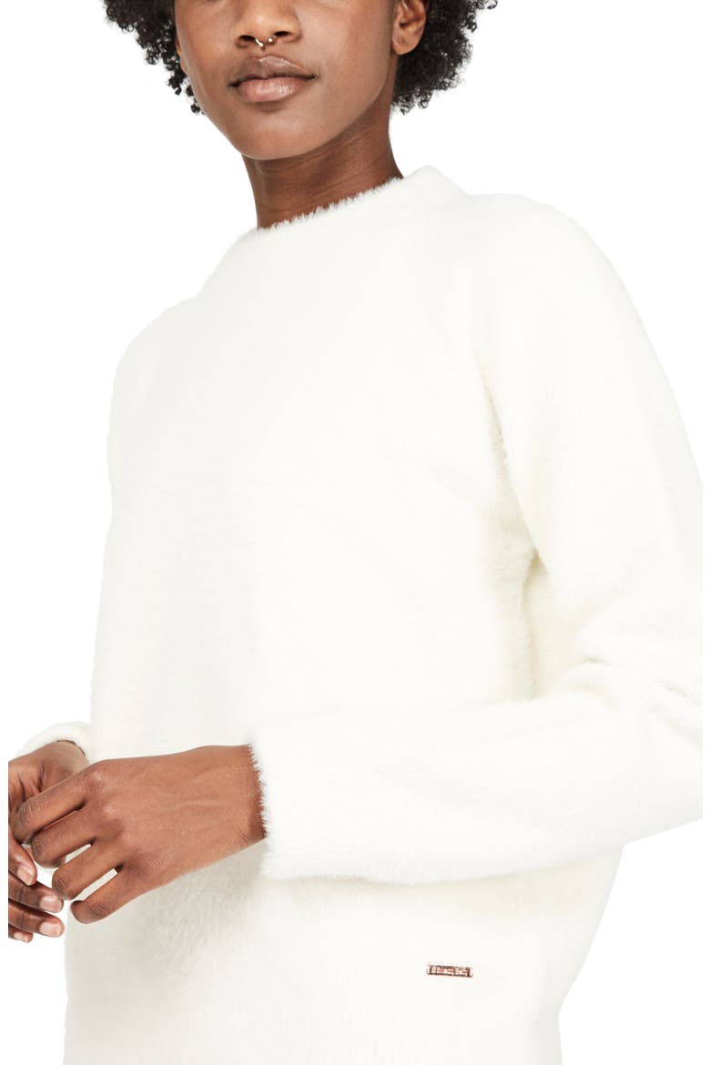 Islington Fuzzy Sweater, Alternate, color, WINTER WHITE