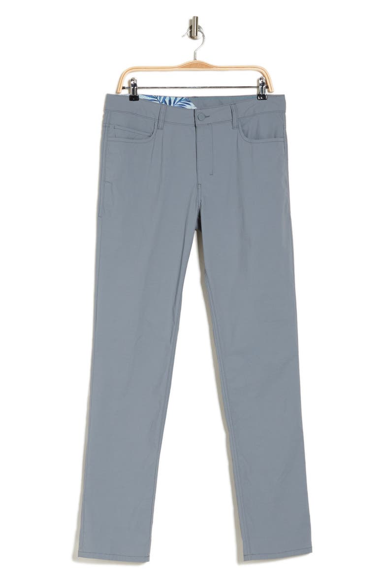 Flat Front Slim Leg Performance Hybrid Pants, Alternate, color, LEGION BLUE