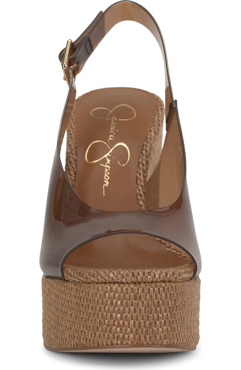 Jessica Simpson Kaliese Slingback Platform Wedge Sandal, Alternate, color, Tuscan Tan
