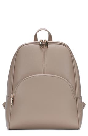 Sasha + Sofi Faux Leather Zip Front Backpack in TAUPE · Bag from Nordstrom Rack in a $141.91 outfit