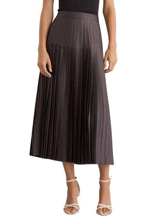 Savannah Pleated Midi Skirt