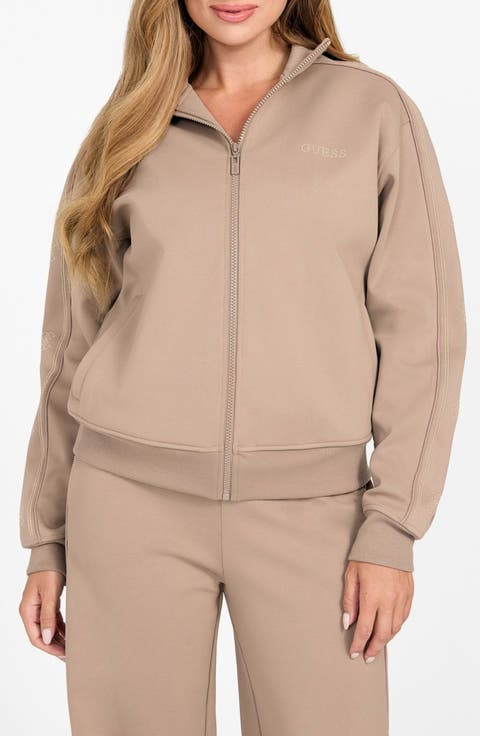 Octavia High Neck Full Zip Sweatshirt