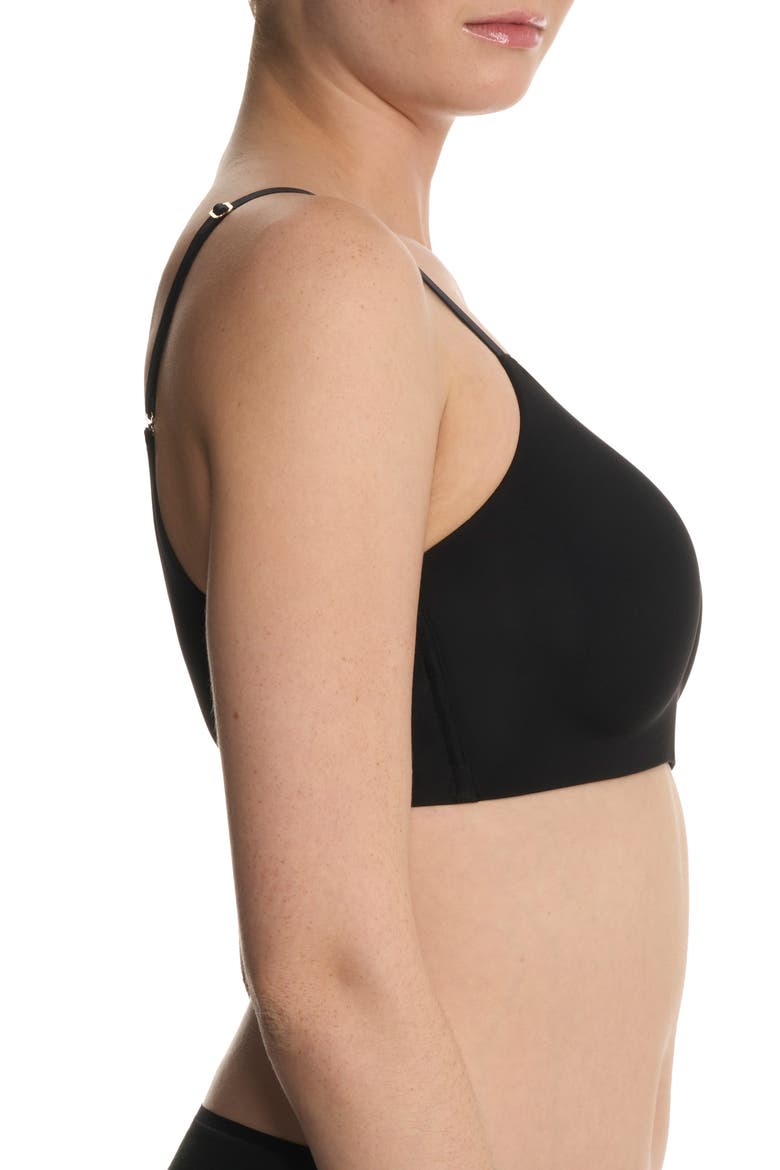 Cloud Comfort Convertible Back Smoothing Wireless Bra, Alternate, color, BLACK