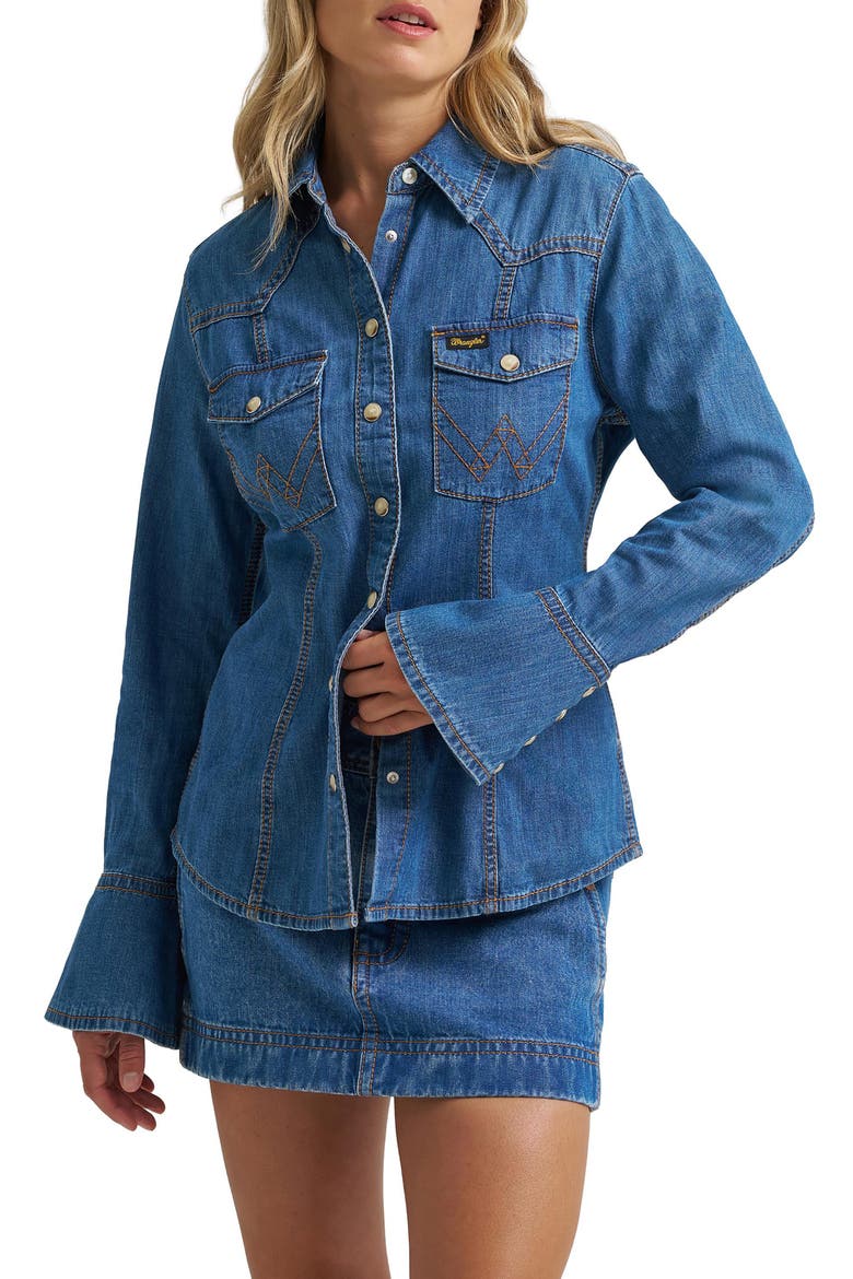 Super Western Shirt, Main, color, COWBOY FADE