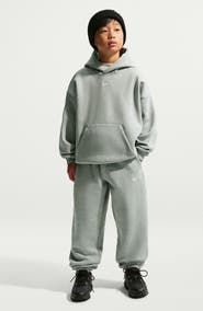 Nike Kids' Solo Swoosh Fleece Cuffed Pants