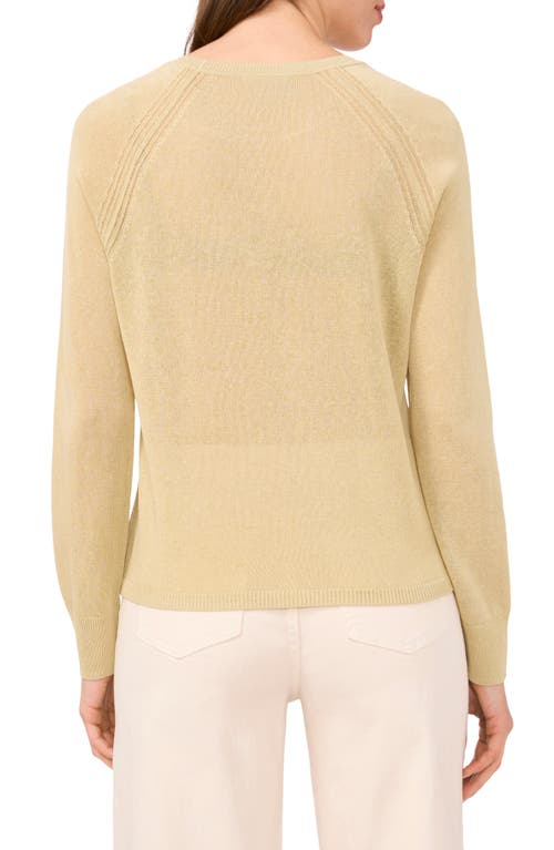 HALOGENR HALOGEN(R) CREWNECK RAGLAN SLEEVE SWEATER