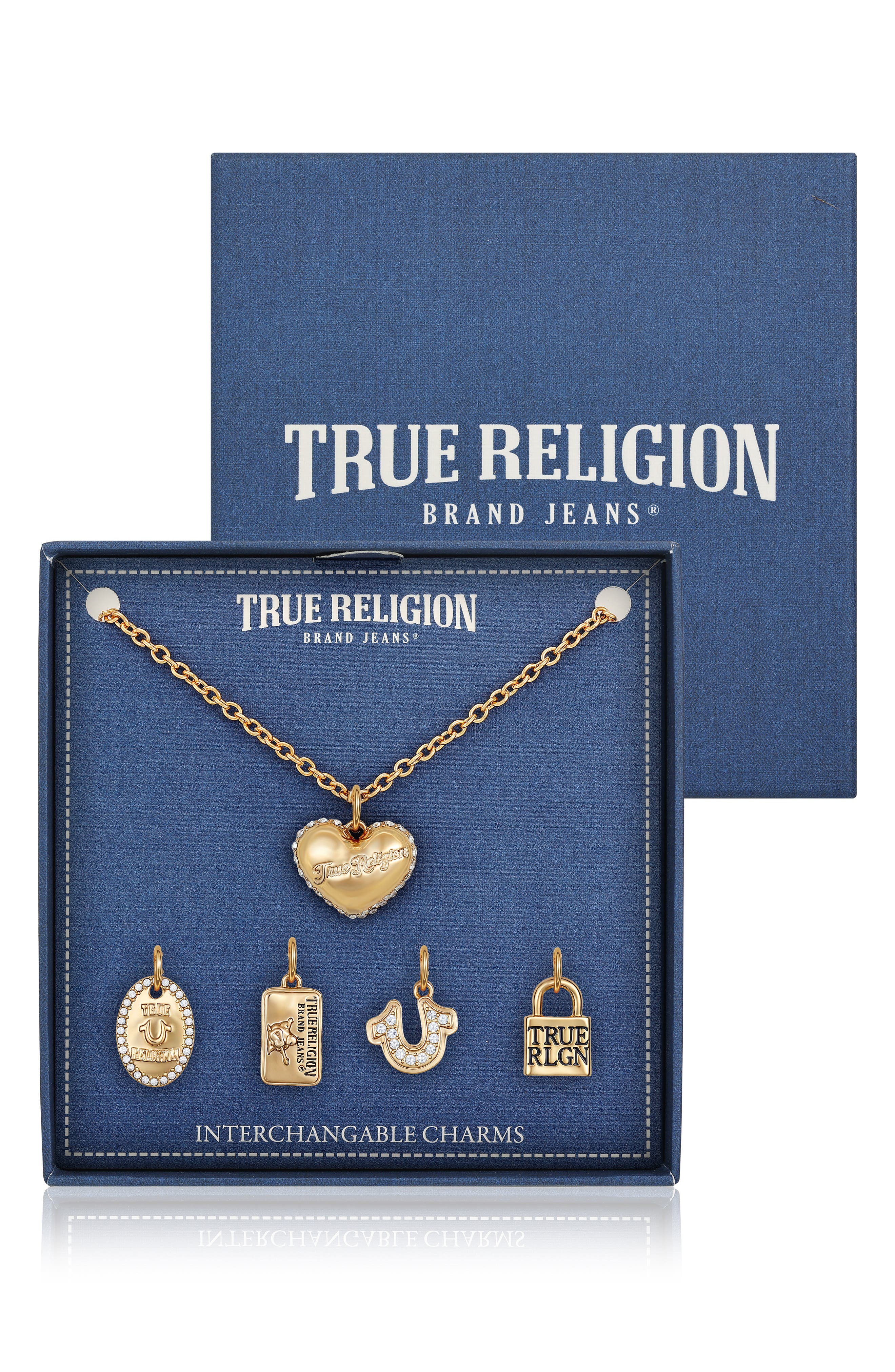 True Religion Interchangeable Charms Necklace