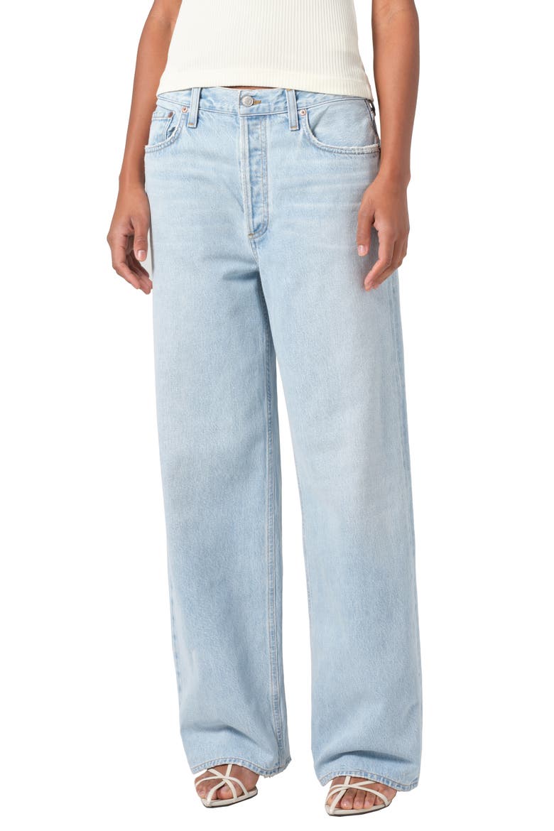 Low Slung Baggy Jeans, Main, color, SPARK
