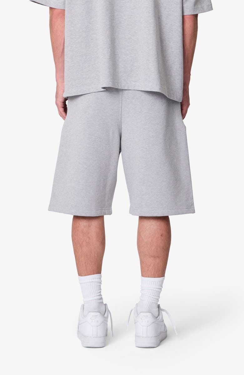 mnml Heavy Basic Cotton Sweatshorts, Alternate, color, Marled Grey