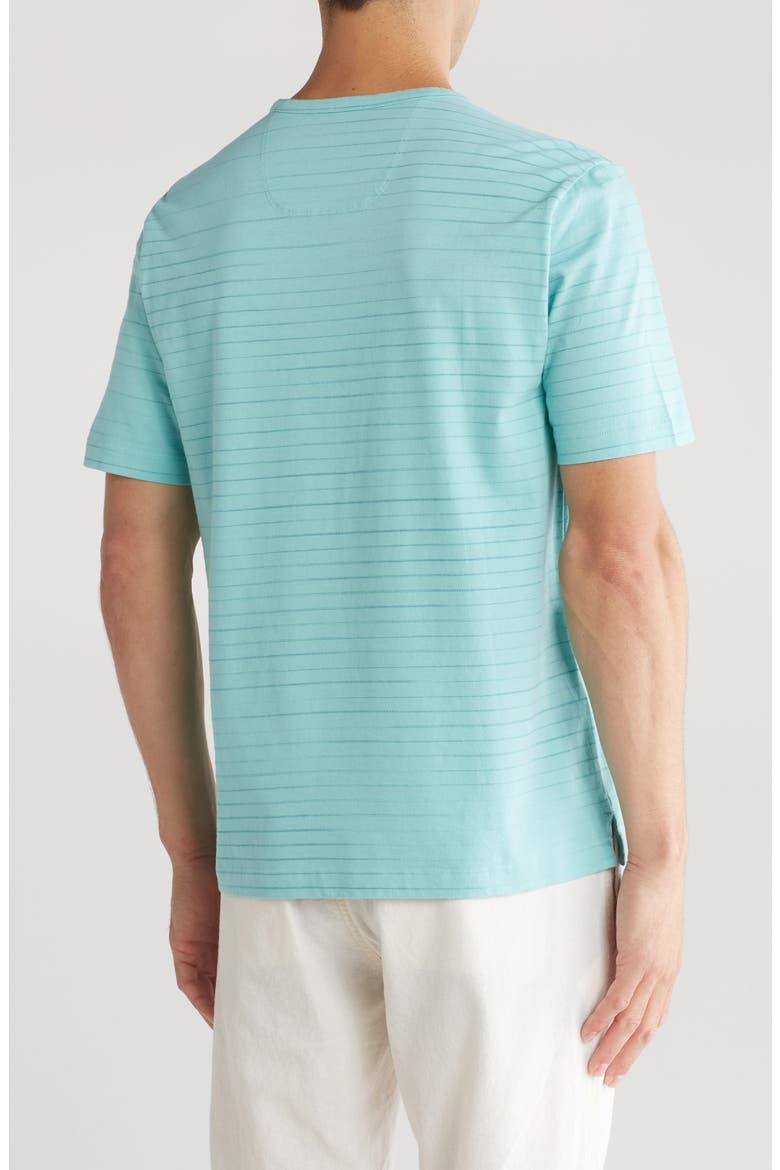 Palmetta Vista Cotton Pocket T-Shirt, Alternate, color, HUMMINGBIRD BLUE