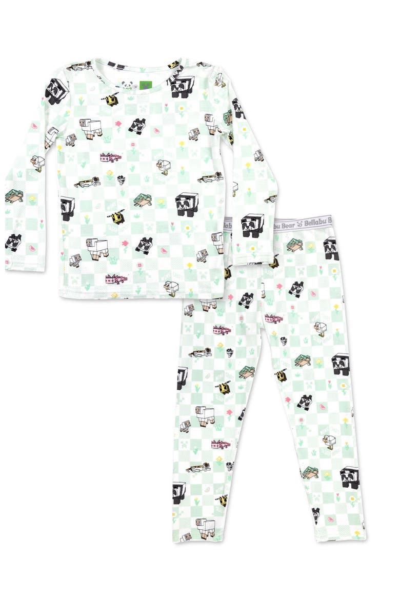 Kids' Minecraft Sleep Repeat Set of 2 Piece Pajamas, Main, color, Minecraft Sleep Repeat