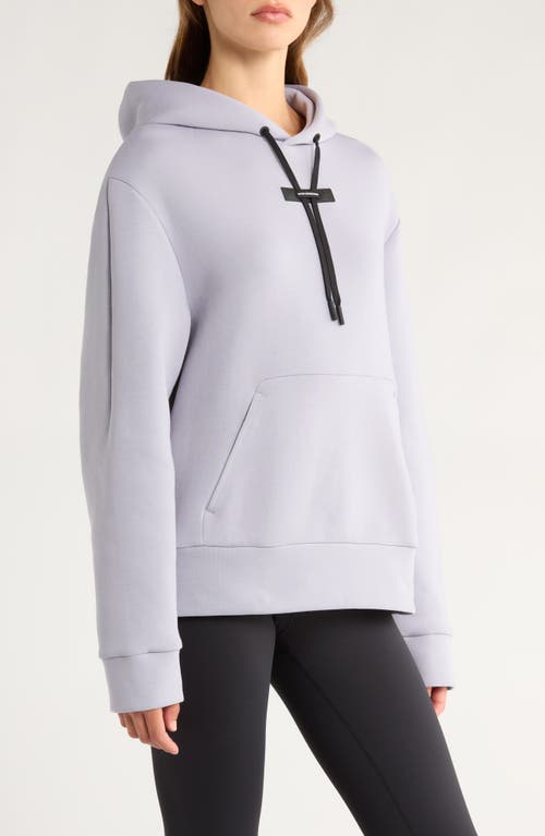 On Cott-blend Focus Tech Hoodie In Purple