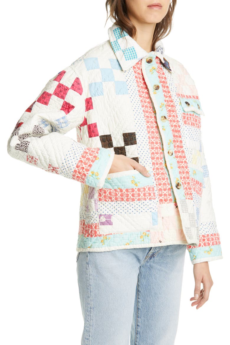 Quilted Workwear Jacket, Alternate, color, SPRING MULTI