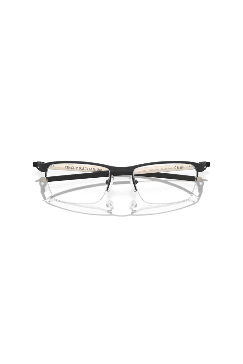 53mm Square optical glasses, Alternate, color, Black