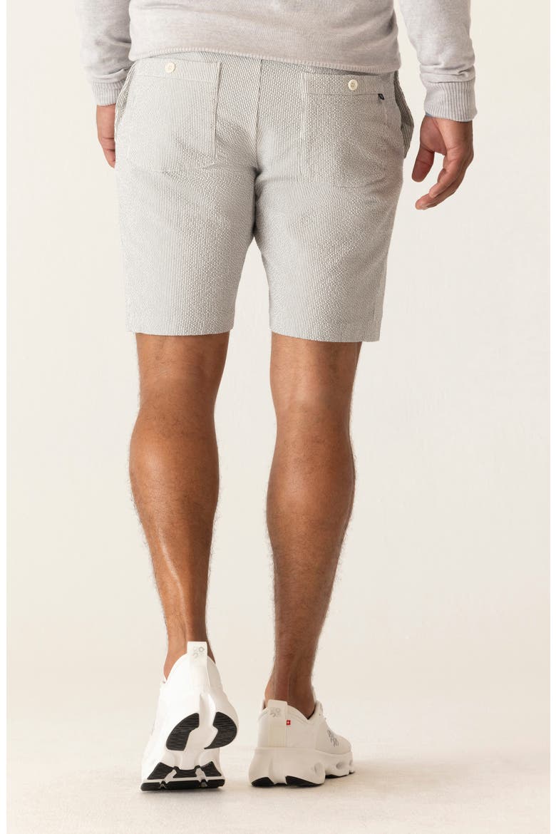 Infinity 360 Supernatural Seersucker Bermuda Shorts, Alternate, color, INDIGO/NATURAL