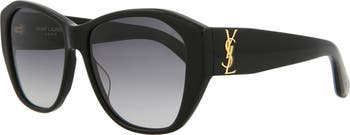 Saint Laurent 56mm Round Sunglasses | Nordstromrack