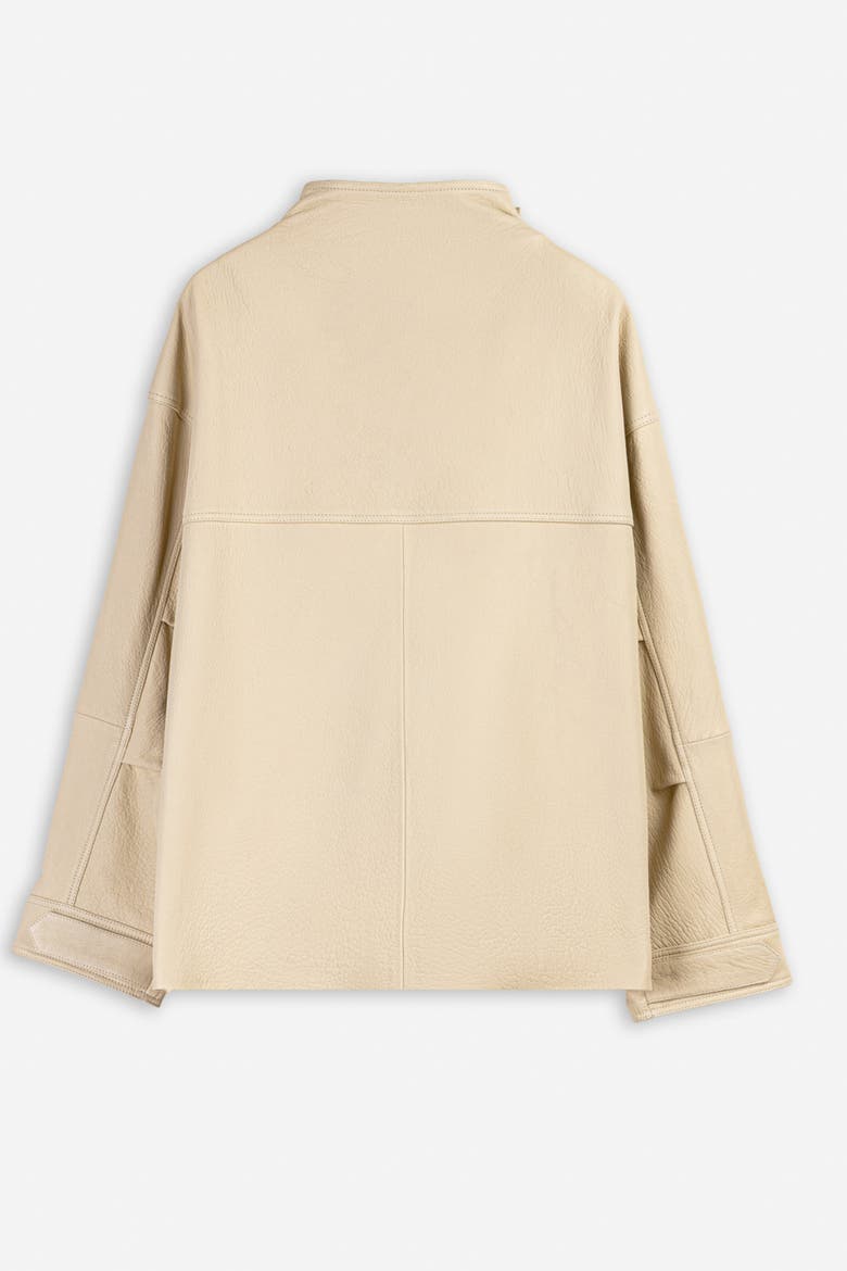 Oversized Shearling Jacket, Alternate, color, Yellow