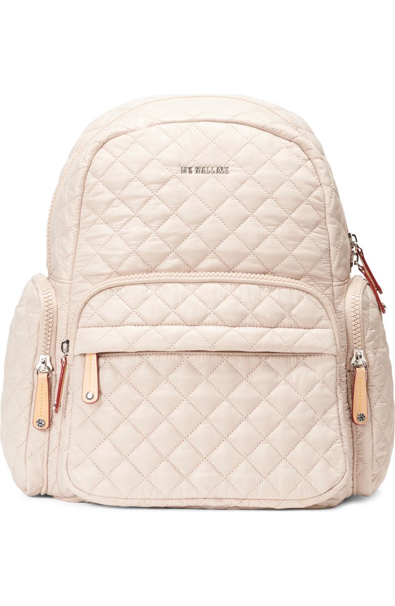 MZ Wallace Pocket Quilted Nylon Backpack, Main, color,
