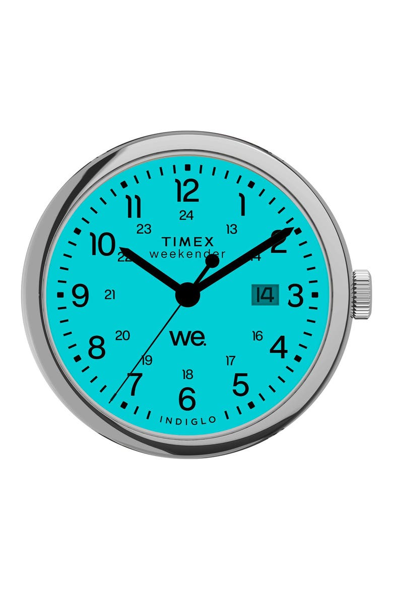 Weekender Canvas Strap Watch, 37mm, Alternate, color, BLACK