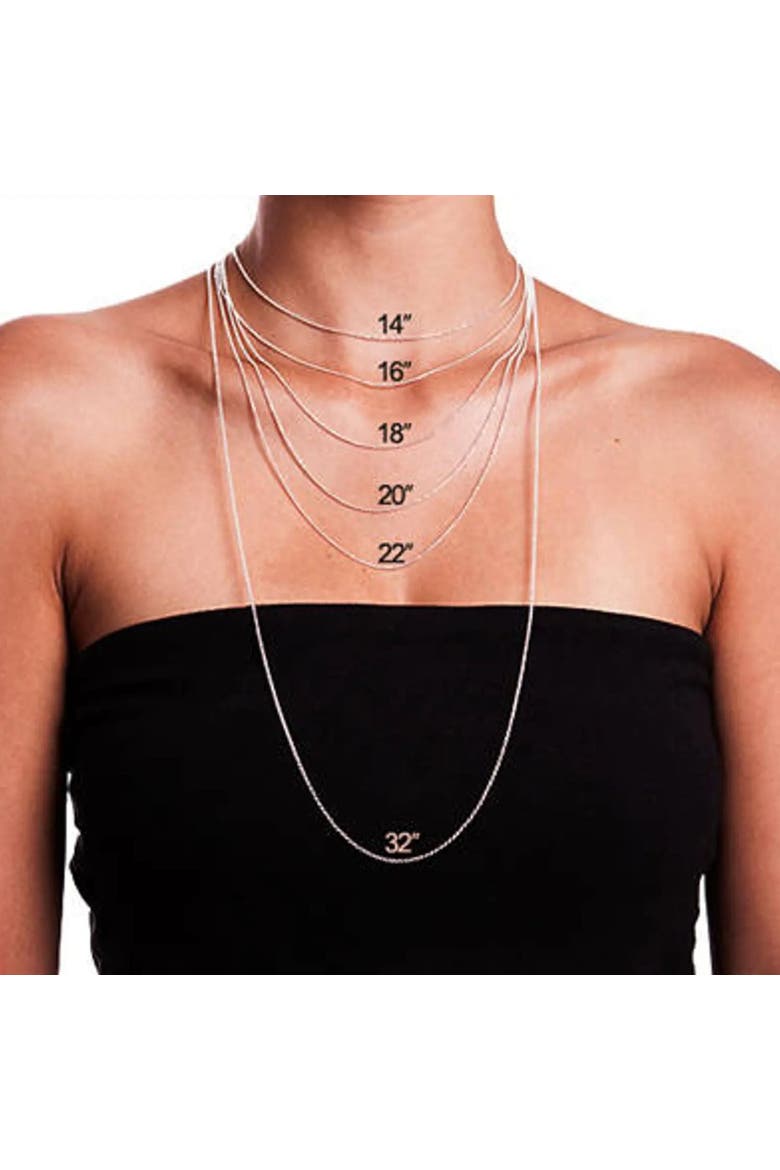 Sea & Moon Large Necklace, Sterling Silver with Gold Plate, Alternate, color, Gold Plated