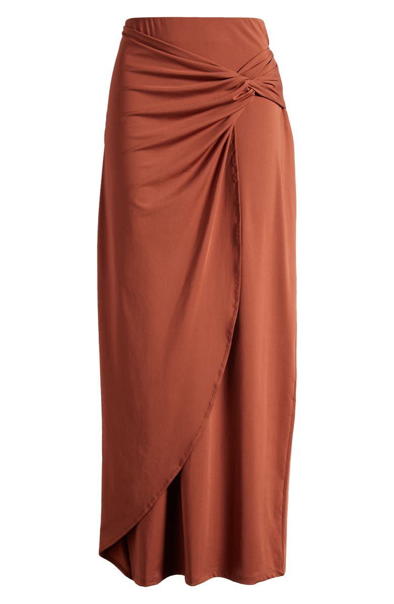 SOMETHING NEW Mila Side Twist Maxi Skirt, Alternate, color, 