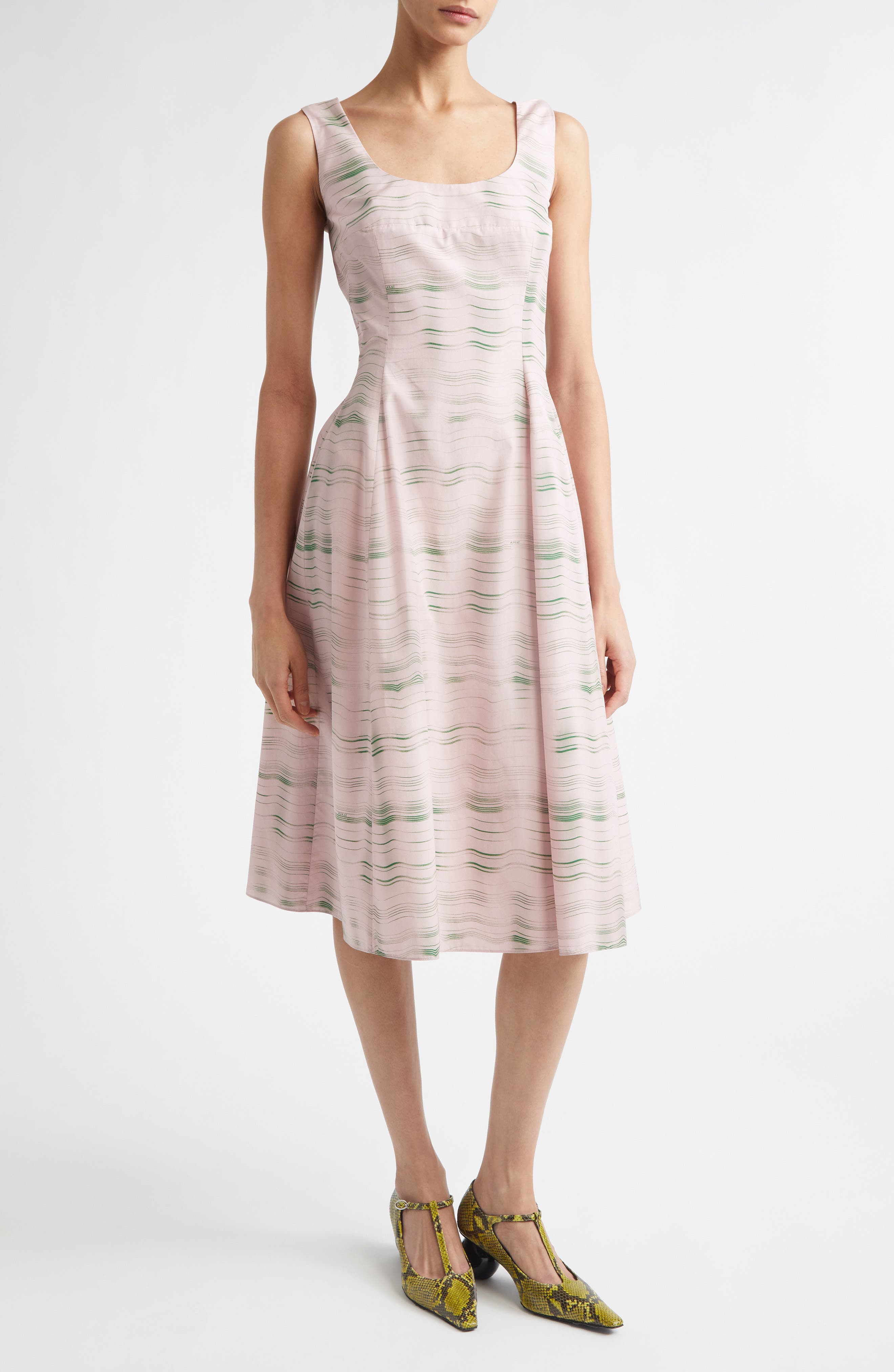 Sleeveless Panel Dress
