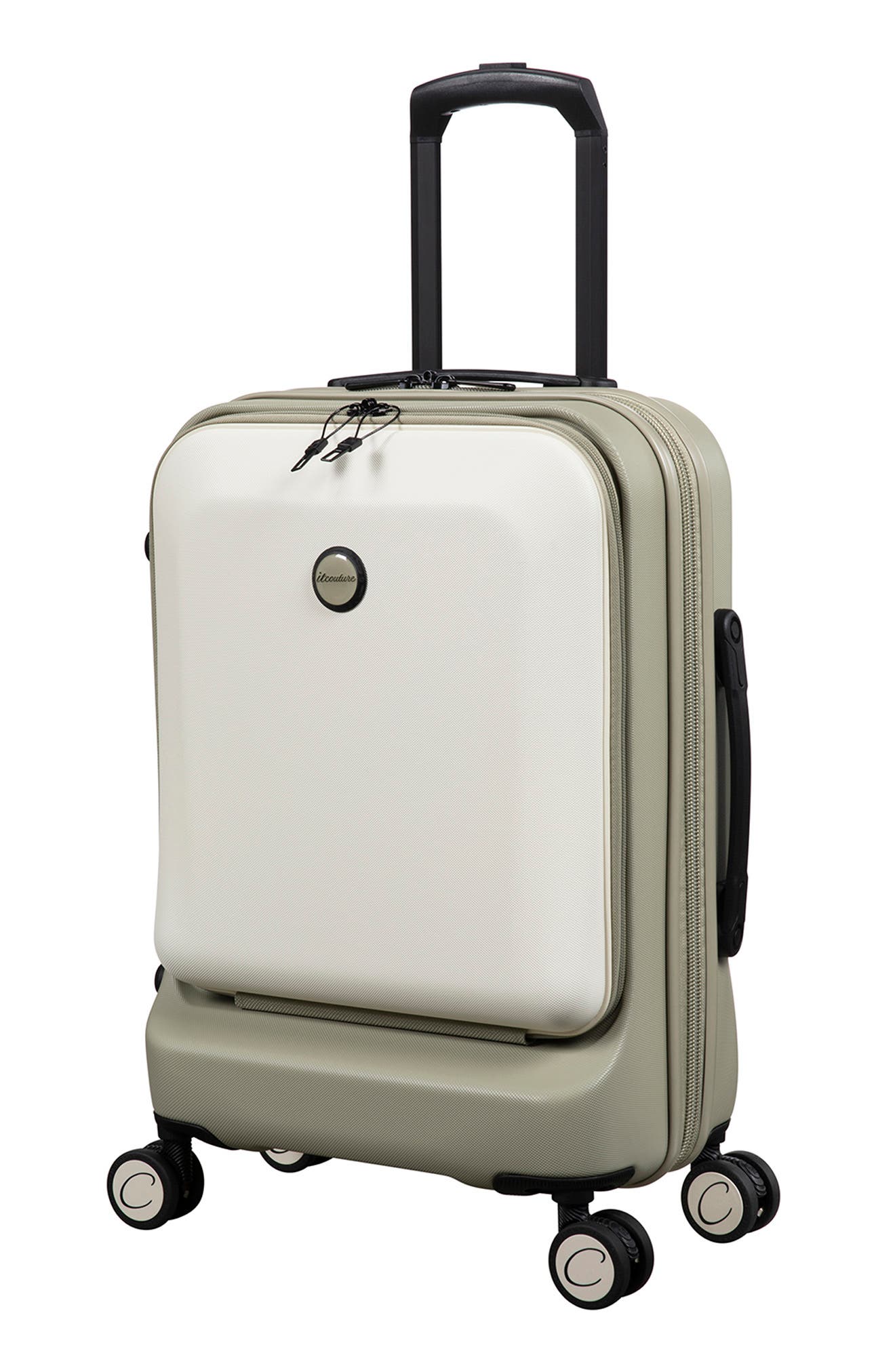 IT COUTURE Luminita 22-Inch Hardshell Spinner Suitcase, Main, color, White / Eucalyptus