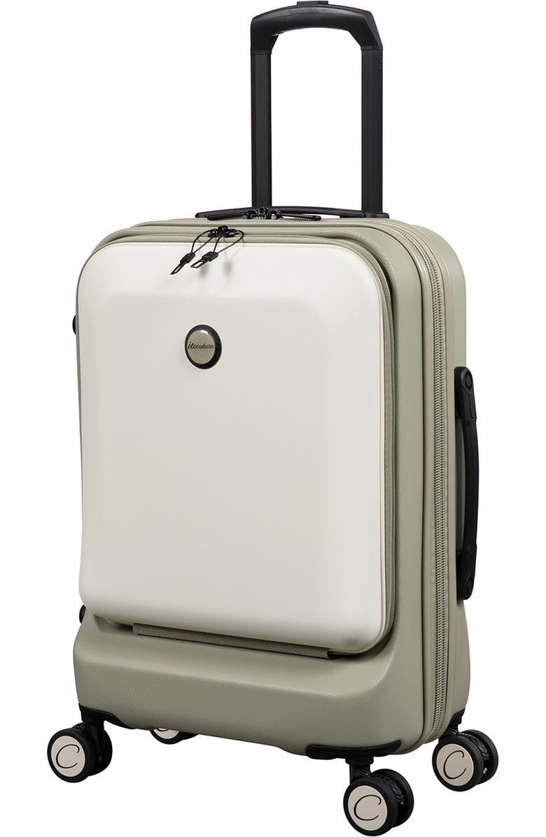 IT COUTURE Luminita 22-Inch Hardshell Spinner Suitcase, Main, color, White / Eucalyptus