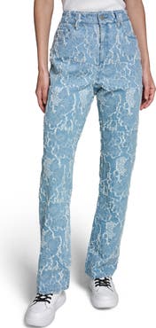 KARL LAGERFELD PARIS Floral Jacquard Jeans