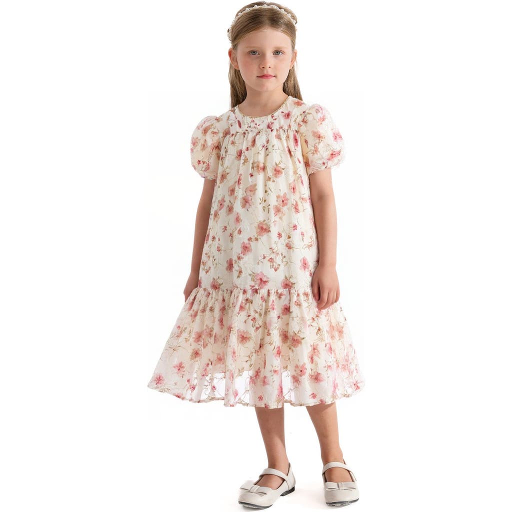 Sweet Cactus Vienna Floral Dress In Pink