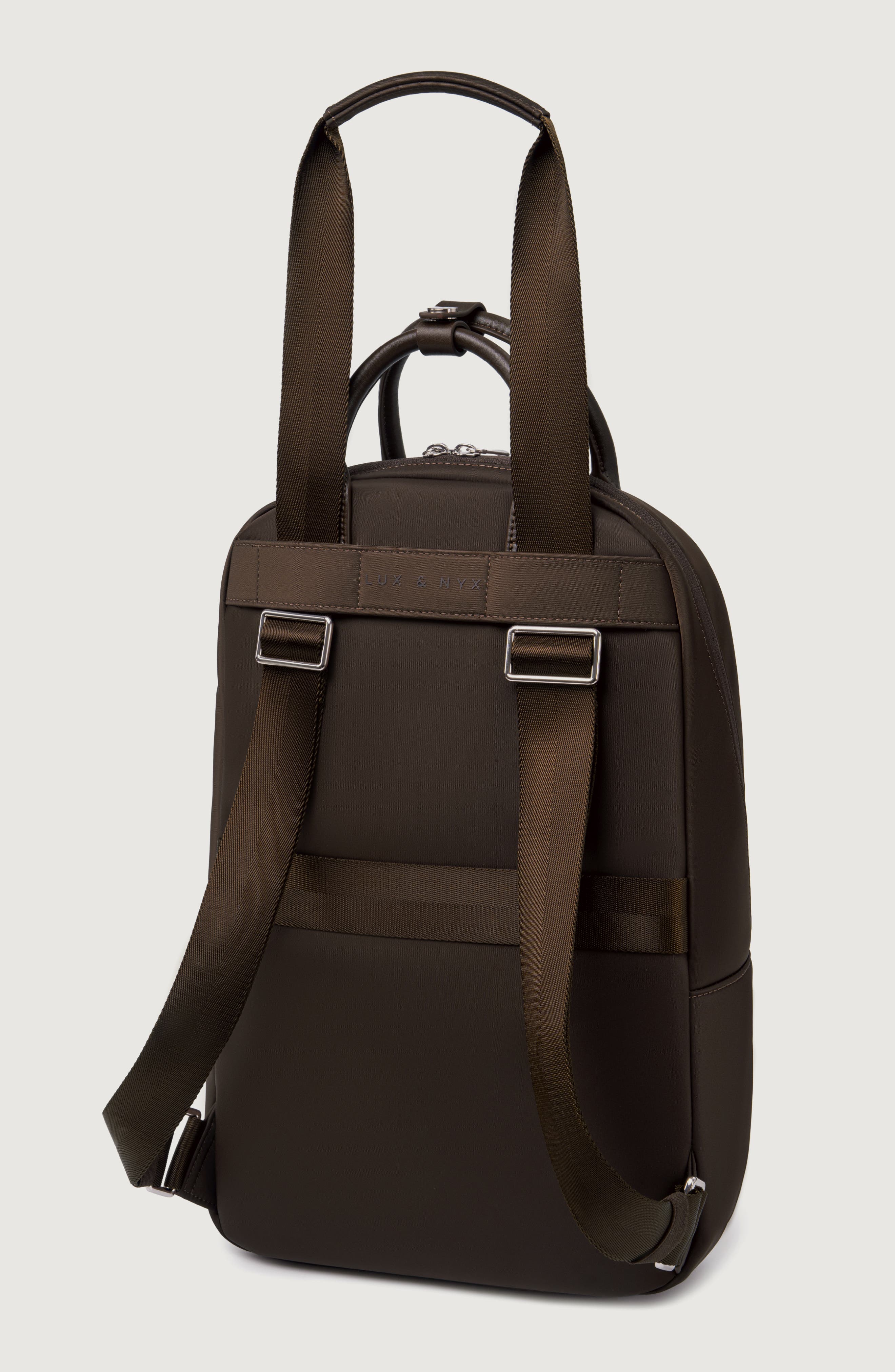 Slim Origami Convertible Backpack, Alternate, color, Espresso