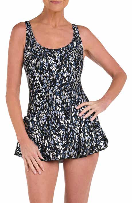 Brushstroke Princess Full Coverage Swimdress