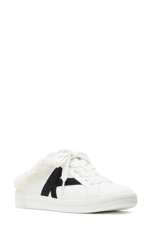 signature faux fur lined mule sneaker (Women)