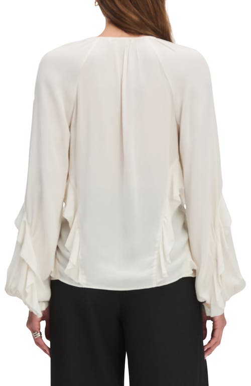 Favorite Daughter The Because Of You Ruffle Top In White