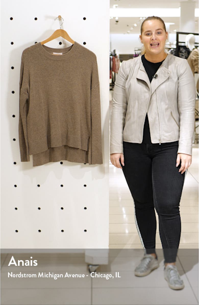 Chelsea 28 High/Low Crewneck Sweater, sales video thumbnail
