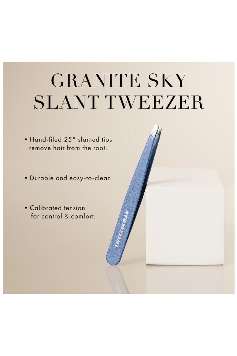Granite Sky Slant Tweezer, Alternate, color, GRANITE SKY