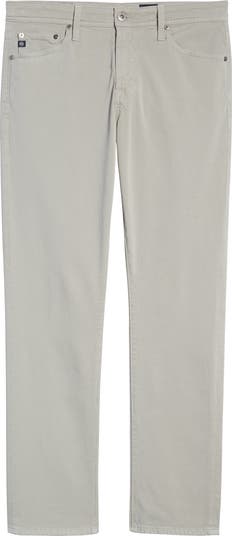 Everett Sueded Stretch Sateen Slim Straight Leg Pants