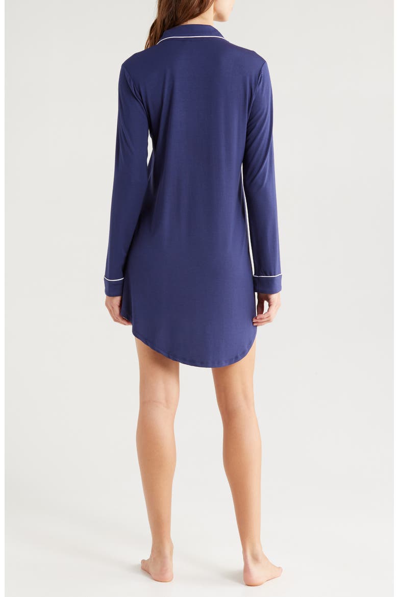 Moonlight Eco Nightshirt, Alternate, color, NAVY PEACOAT