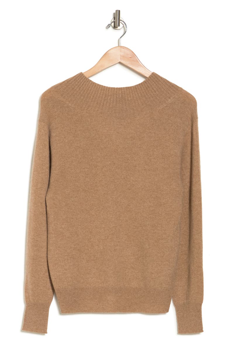 Carlin Cashmere Pullover Sweater, Alternate, color, LLAMA
