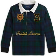 Polo Ralph Lauren Kids' Long Sleeve Cotton Jersey Rugby Shirt