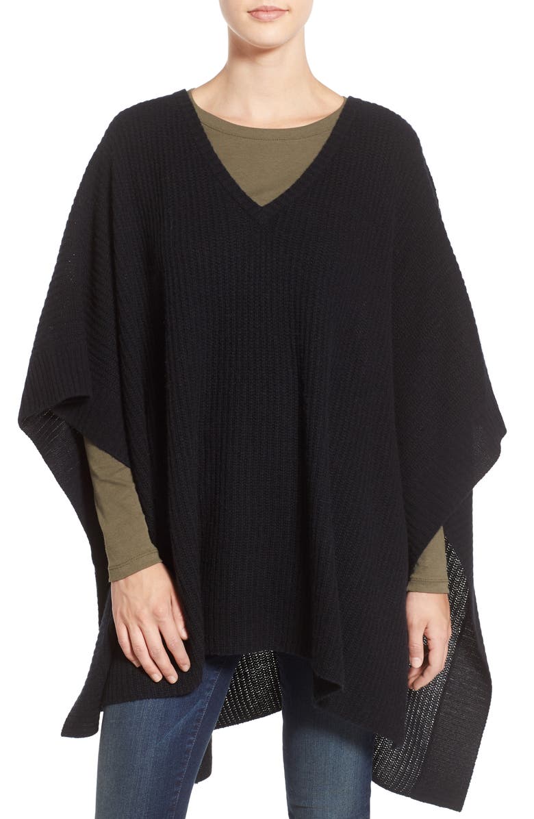 Halogen<sup>®</sup> Cashmere Poncho, Alternate, color,