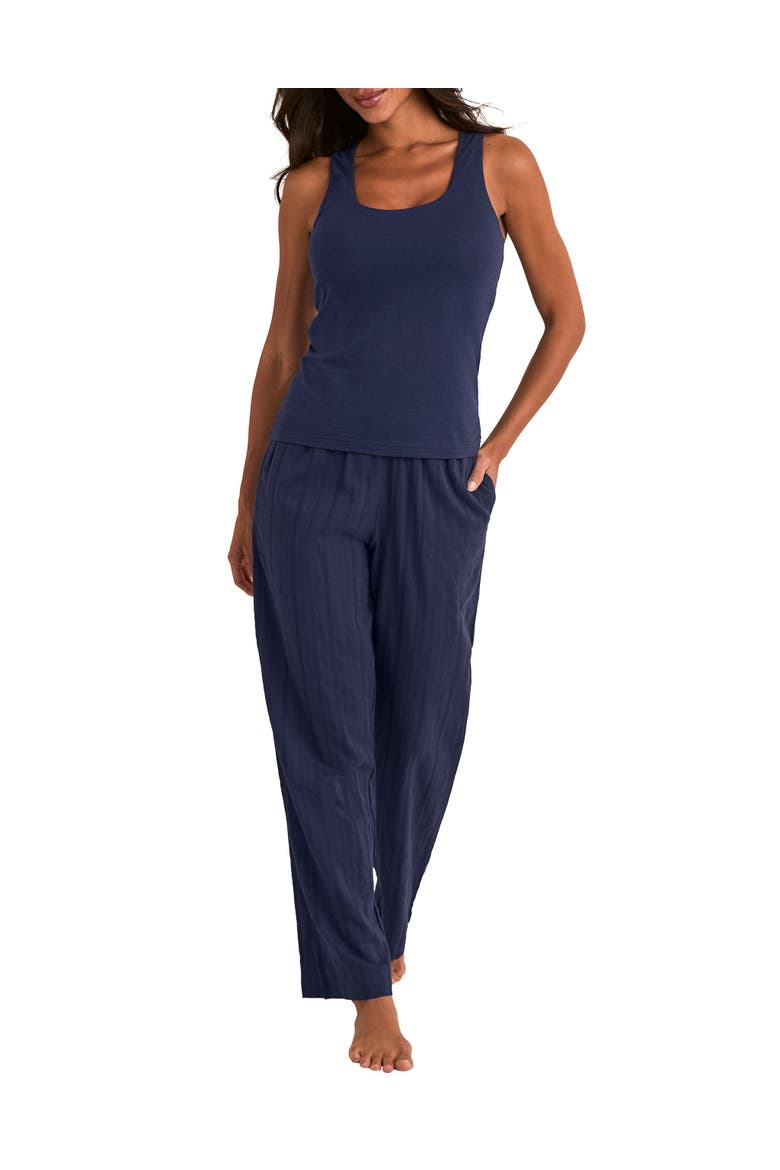 Kirsten Pajama Set, Main, color, Dark blue