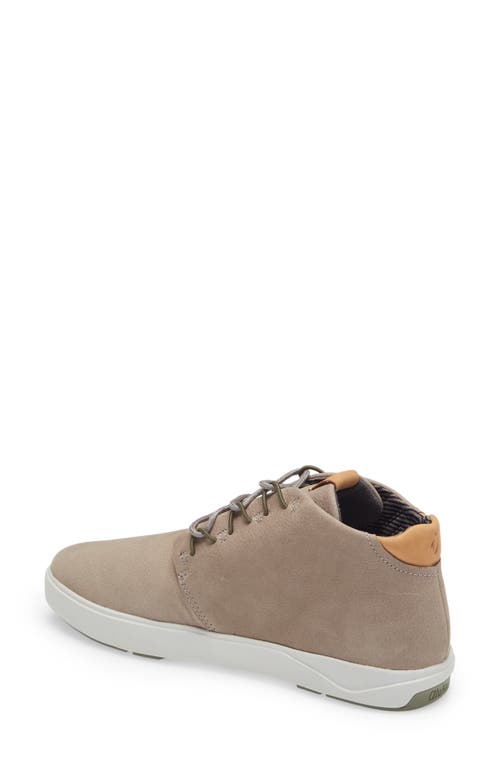 Olukai Nana Hele Genuine Shearling Lined Sneaker In Brown