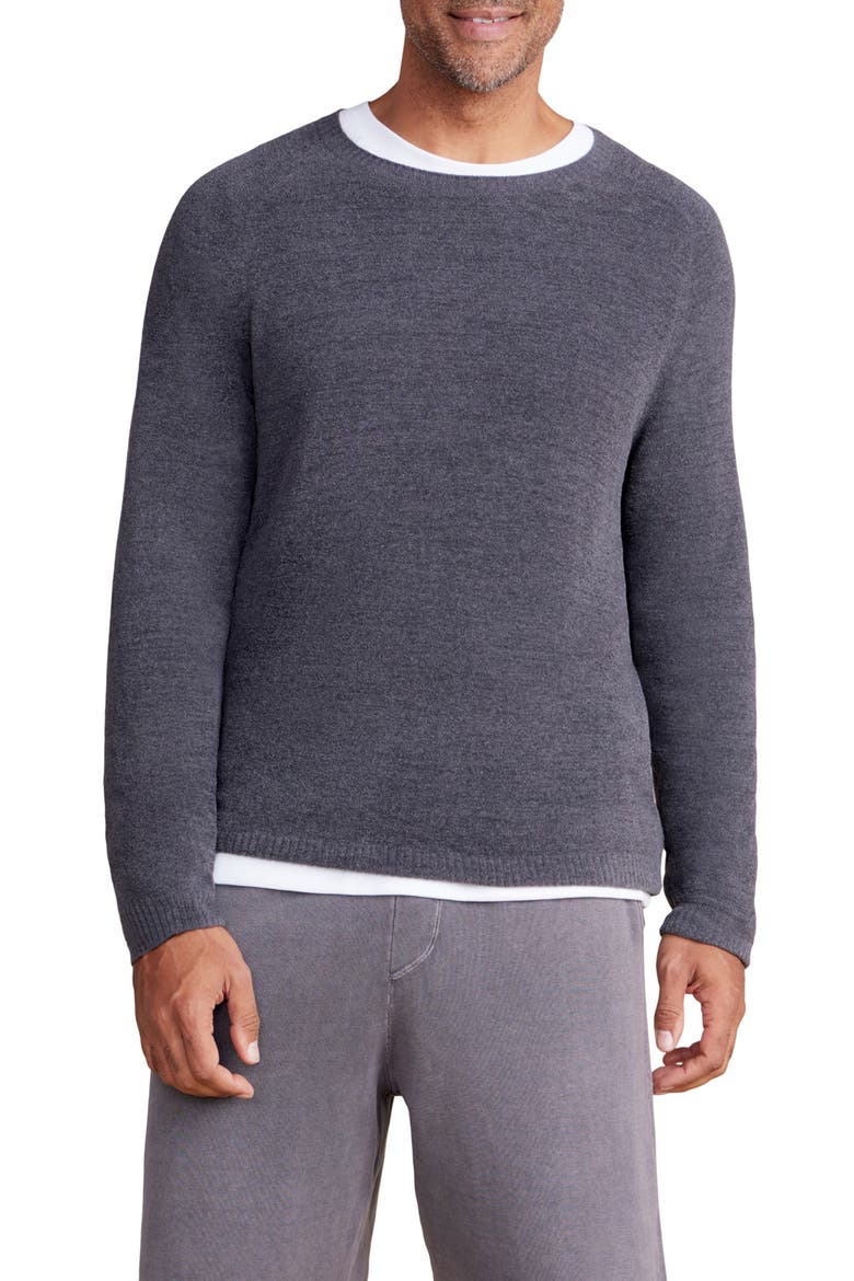 CozyChic™ Lite Raglan Pointelle Sweatshirt, Main, color, CARBON
